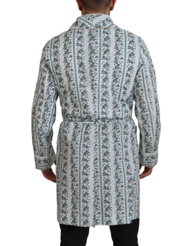 Floral Cotton Robe Coat Jacket