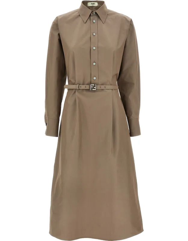 Cotton Midi Dress