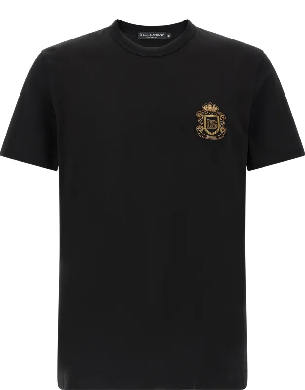 Dolce & Gabbana Black T-shirt - Bold & Trendy