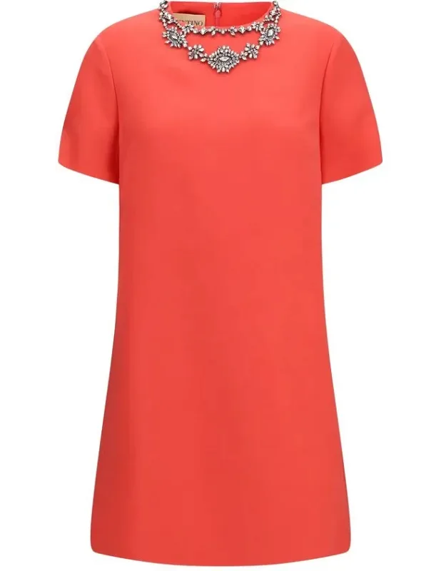 Multicolor Wool Casual Dress