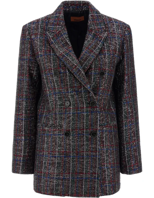 Multicolor Viscose Blazer