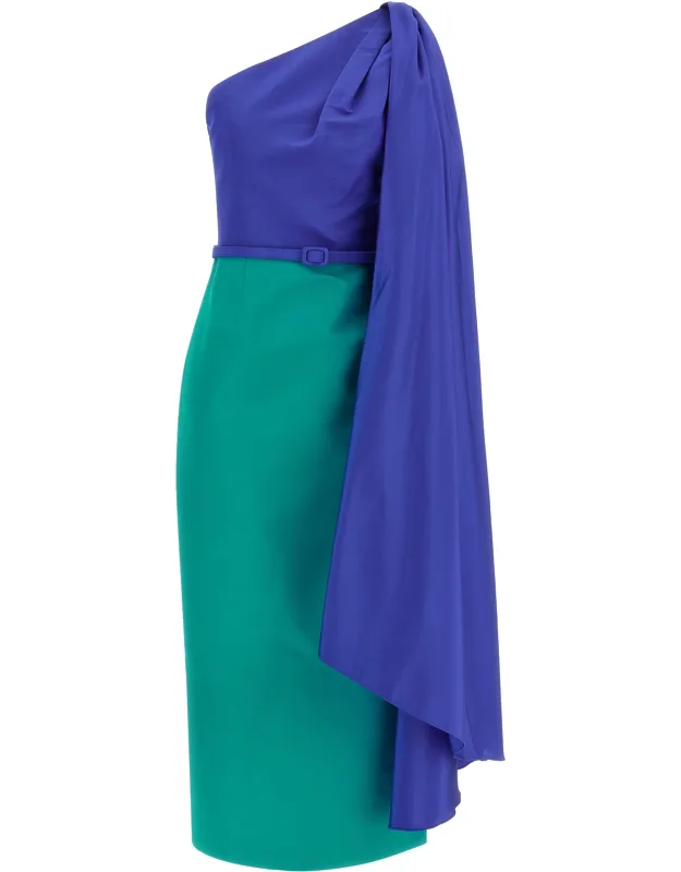 Silk Midi Dress