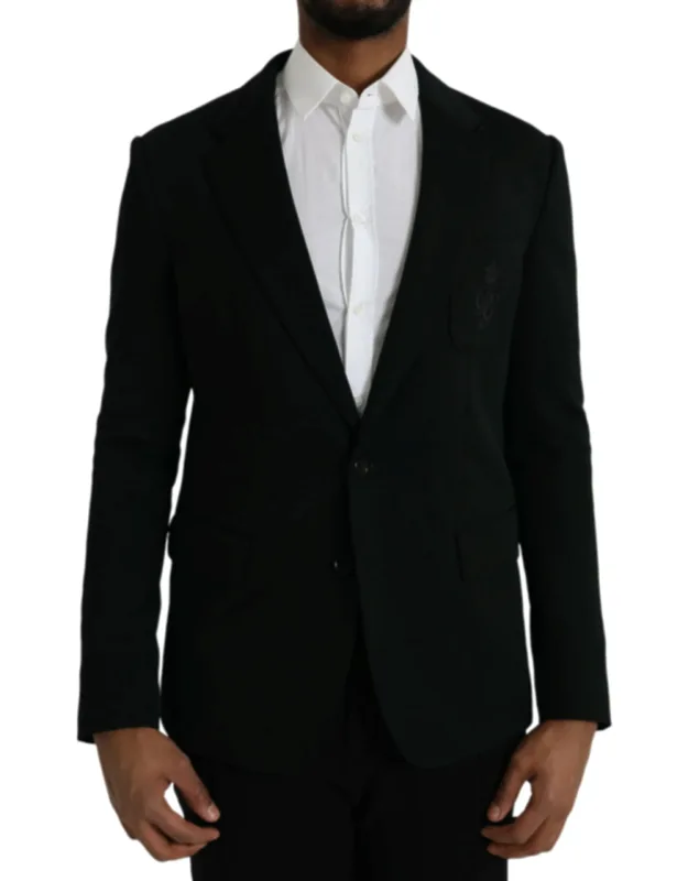 Wool Notch Single Breasted Coat Blazer