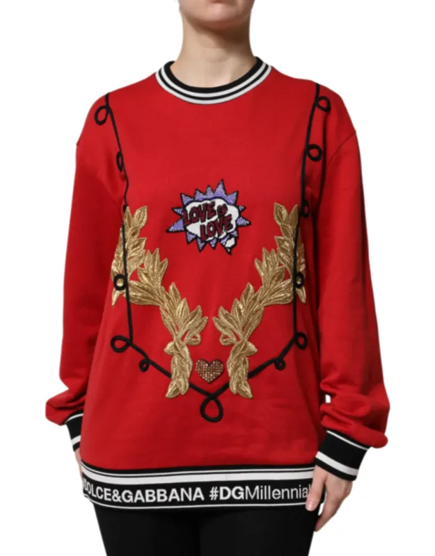 Queen Sequined Pullover Sweater