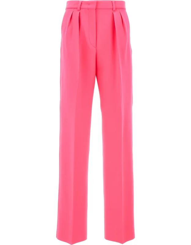 Virgin Wool Casual Pants