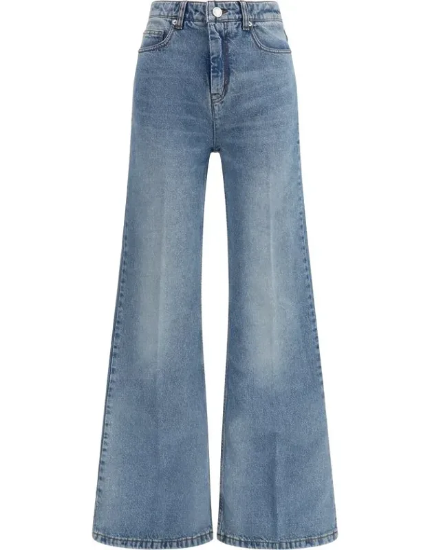 Cotton Flared Jeans
