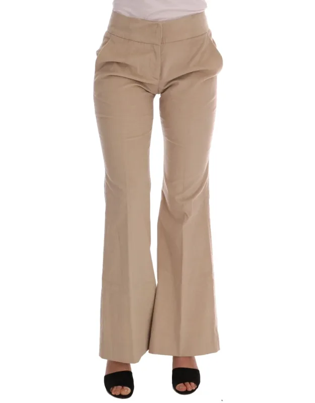 Cotton Bootcut Pants