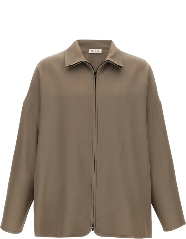 Virgin Wool Full-length Jacket