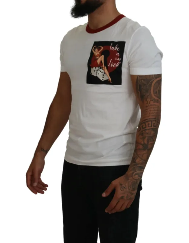 Cotton Logo Print Crewneck T-shirt