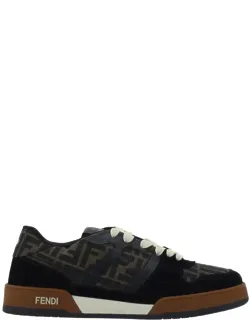 Multicolor Calf Leather Low Top Sneakers