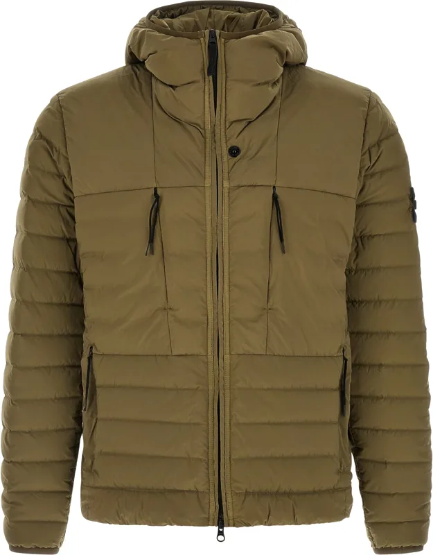Bicolor Polyamide Full-length Jacket