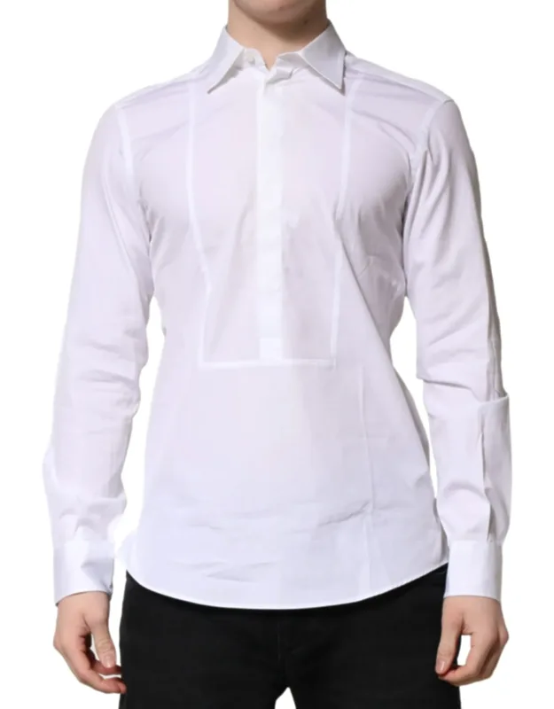 White Poplin Cotton Formal Dress Shirt