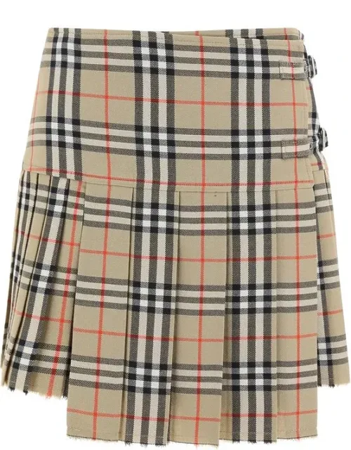 Wool Mini Skirt