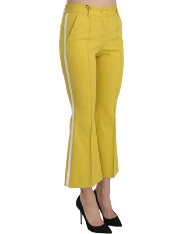 Flared Bootcut Capri Pants