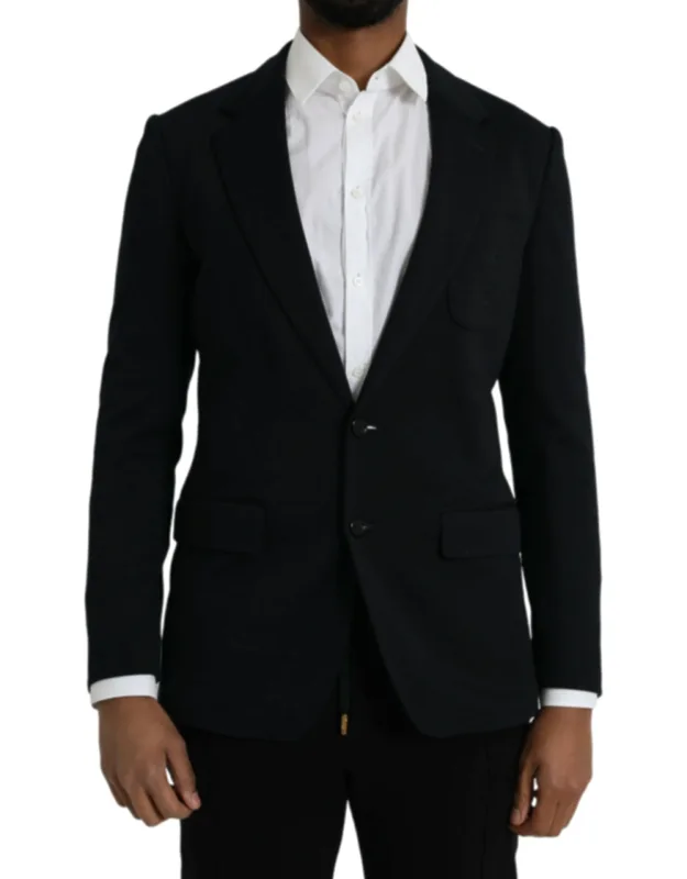 Wool Notch Single Breasted Coat Blazer