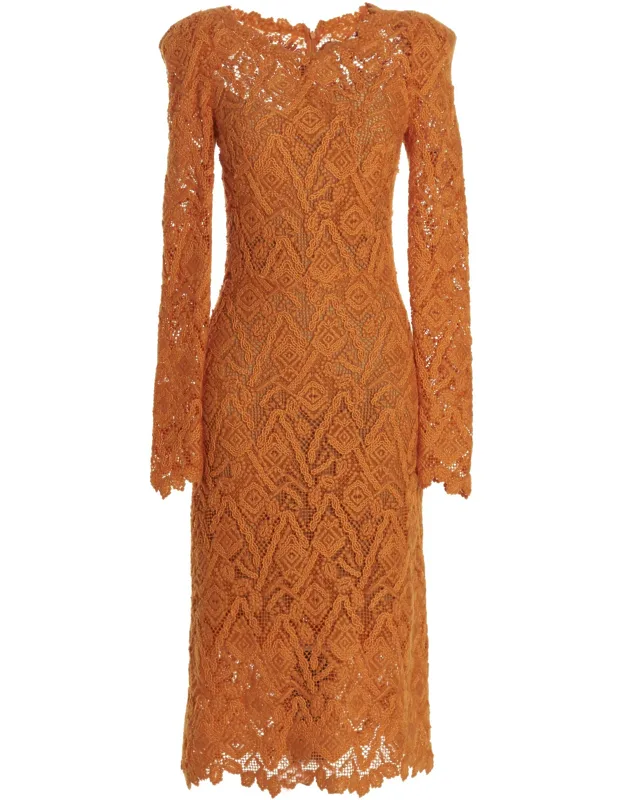 Wool Midi Dress