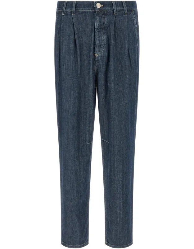 Cotton Straight-leg Jeans