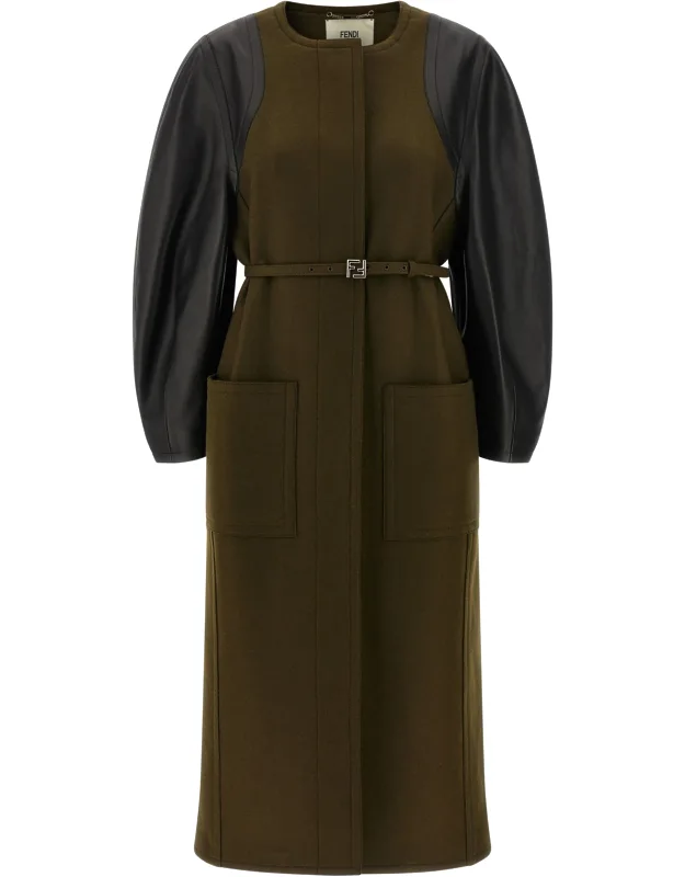 Bicolor Viscose Coat