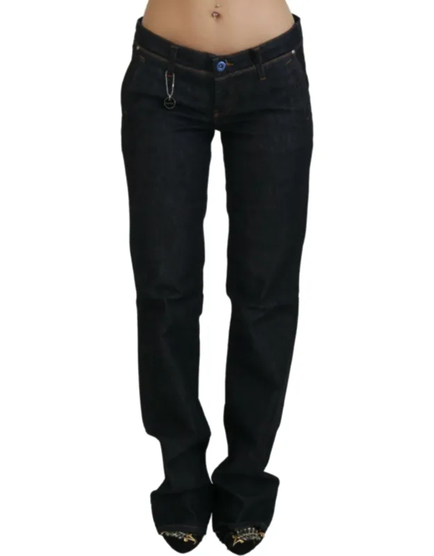 Low Waist Straight Denim Jeans