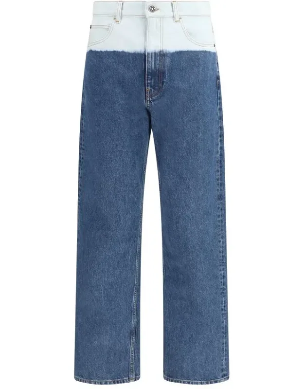 Cotton Straight-leg Jeans