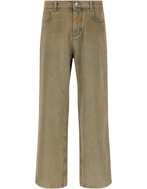Cotton Straight-leg Jeans