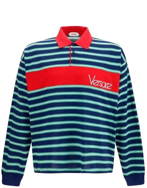 Multicolor Cotton Polo Shirt