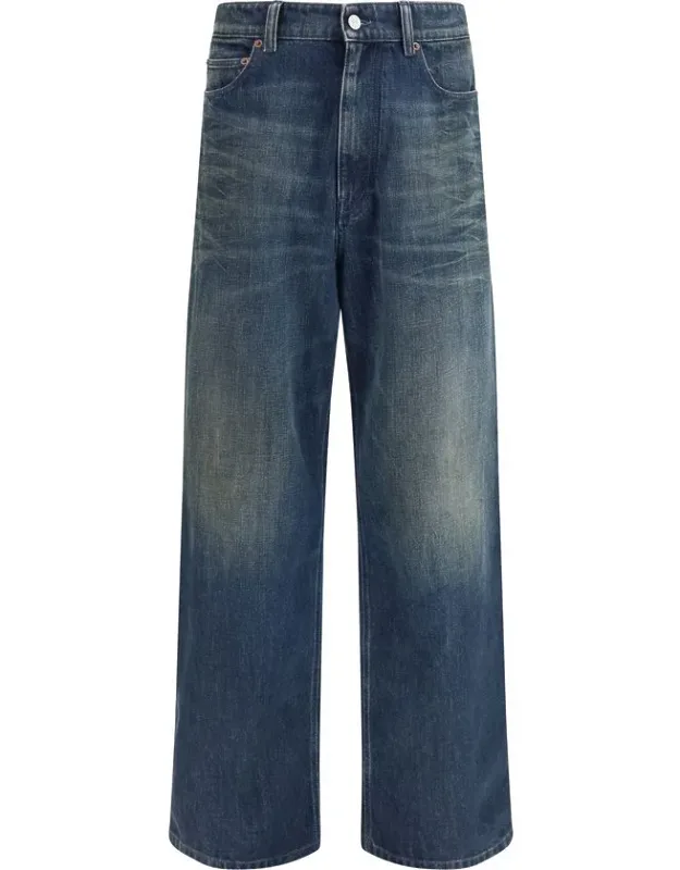 Cotton Straight-leg Jeans