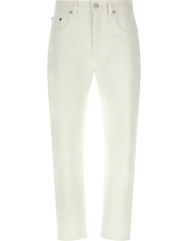 High-waisted Jeans