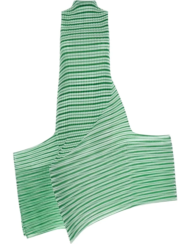 Bicolor Polyester Long Dress