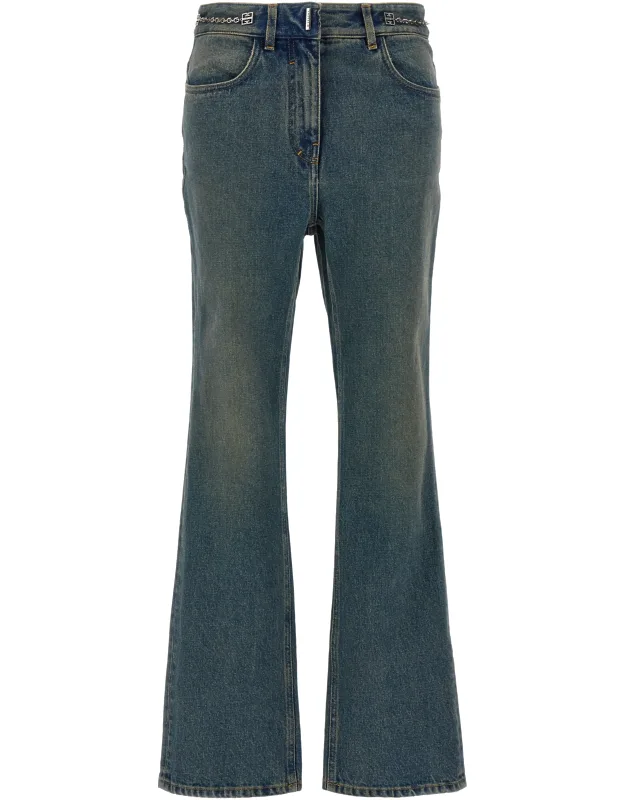 Cotton Bootcut Jeans