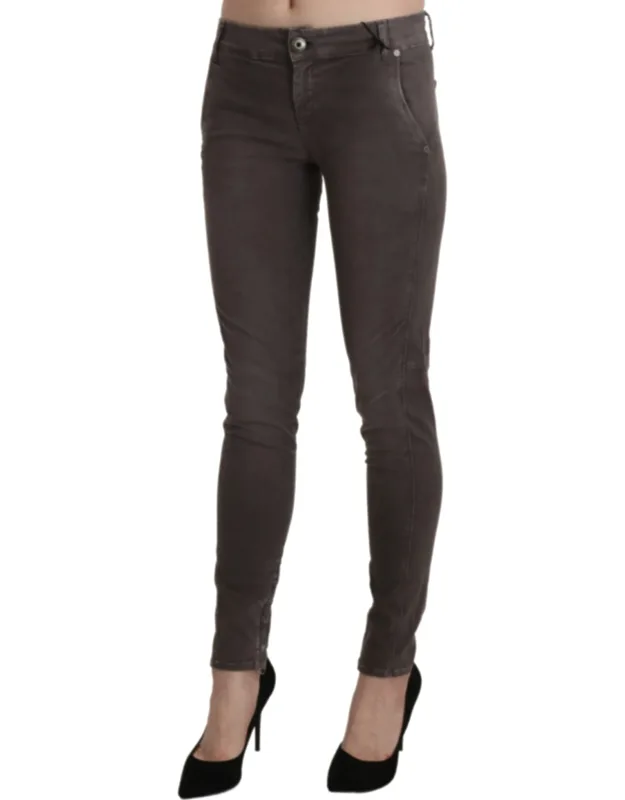 Low Waist Skinny Slim Trousers