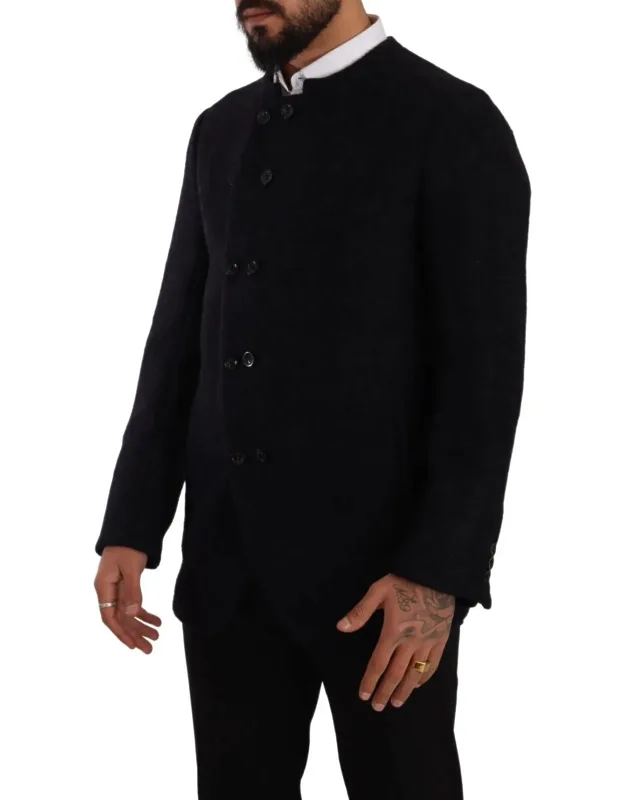 Alpaca Button Down Coat Jacket