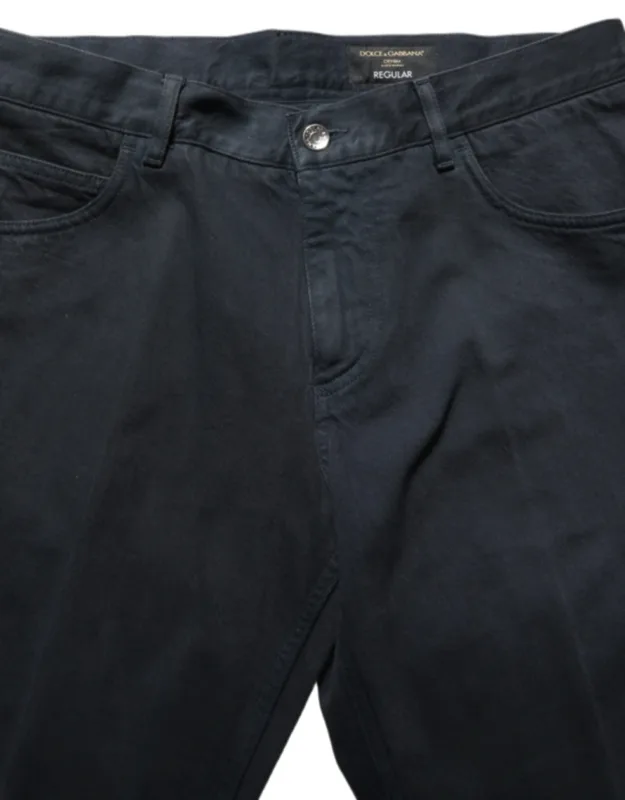 Mid Waist Skinny Denim Jeans