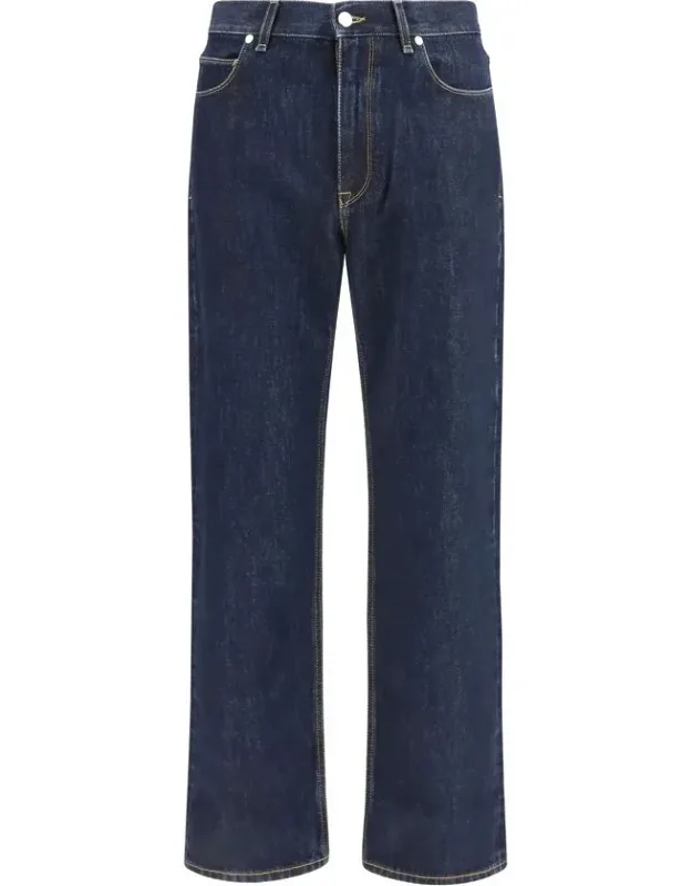 Cotton Straight-leg Jeans