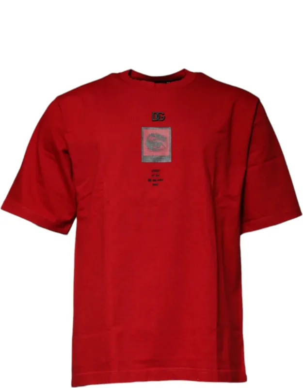 Dg Eye Cotton Crew Neck T-shirt