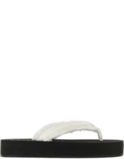 Satin Jet Leg Thong Slippers
