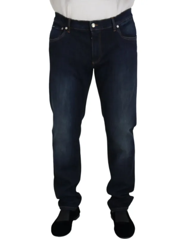 Cotton Straight Fit Casual Denim Jeans