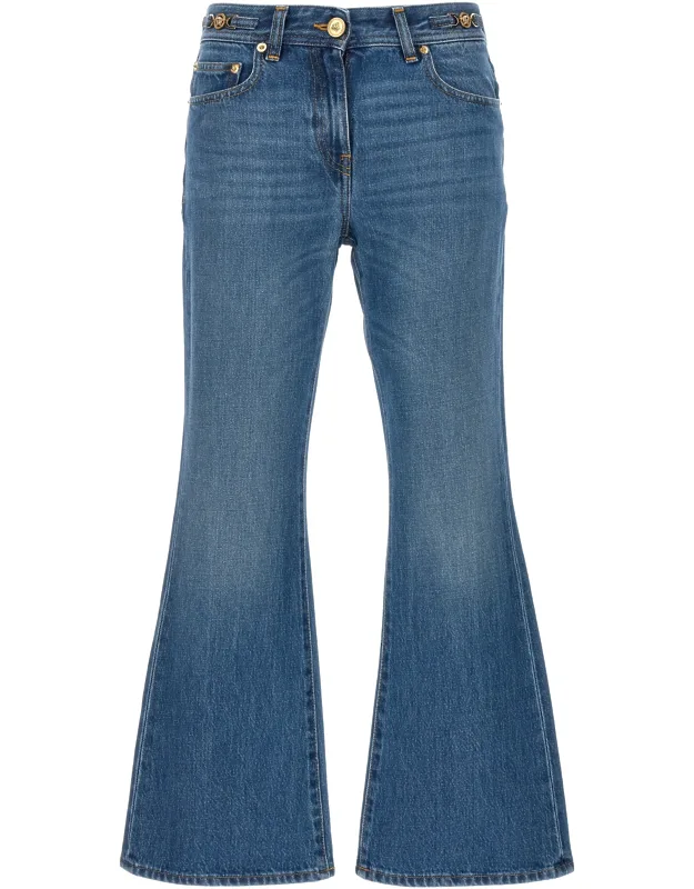 Cotton Flared Jeans