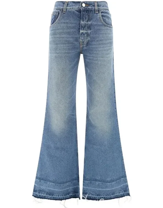 Cotton Bootcut Jeans
