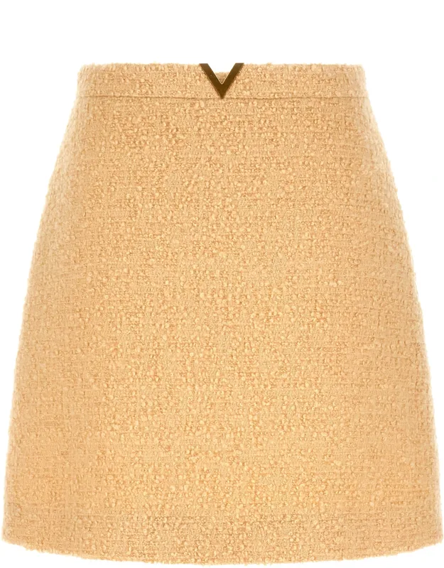 Virgin Wool Long Skirt