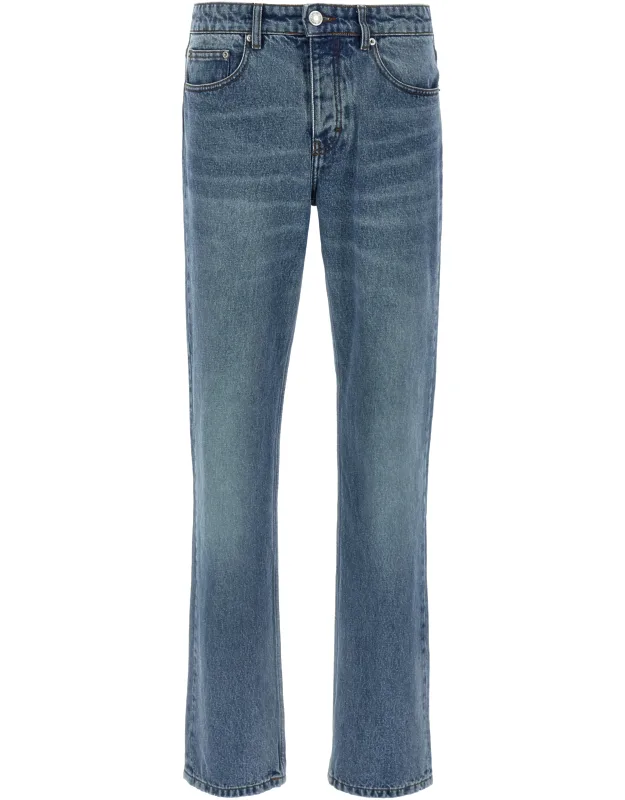 Cotton Straight-leg Jeans