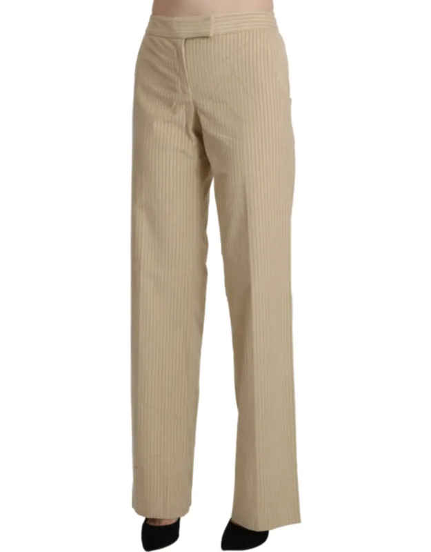 High Waist Flared Wide Leg Trousers