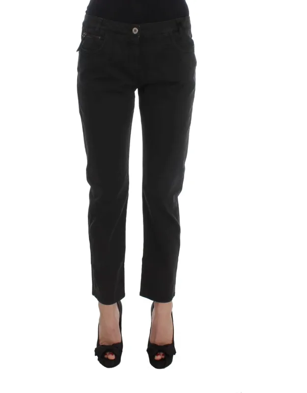 Cropped Denim Jeans
