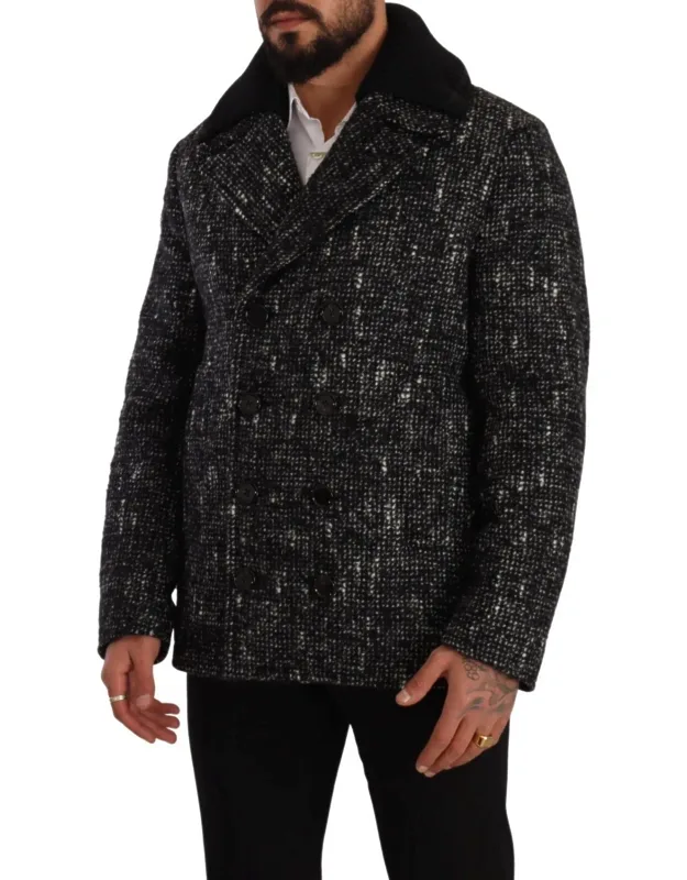 Wool Double Breasted Coat
