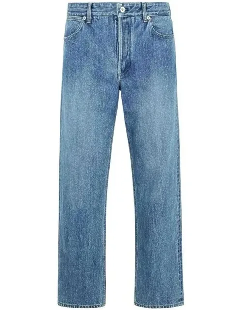 Cotton Straight-leg Jeans