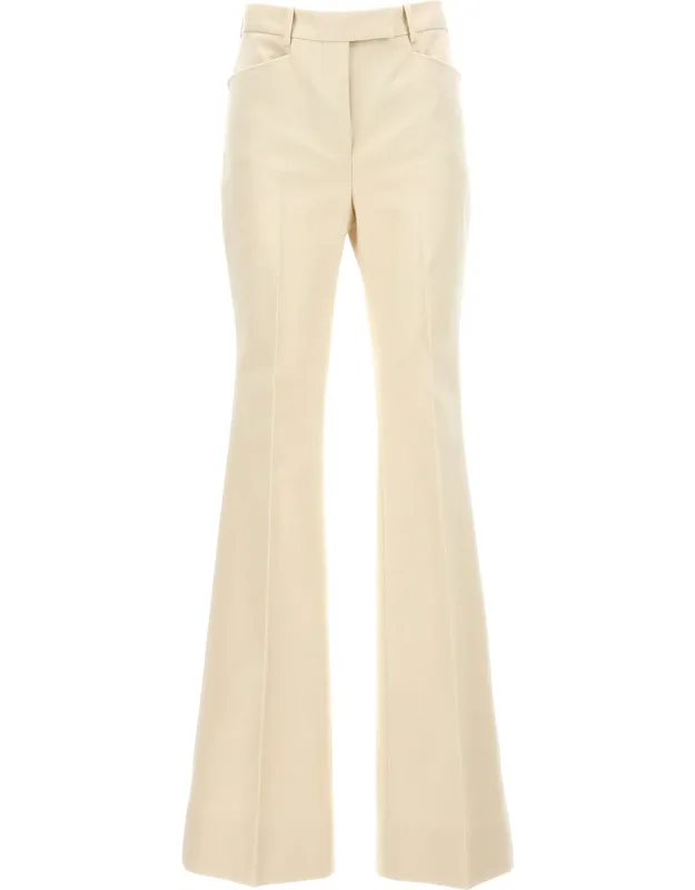 Cotton Flared Pants