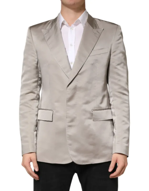 Silk Single Breasted Jacket