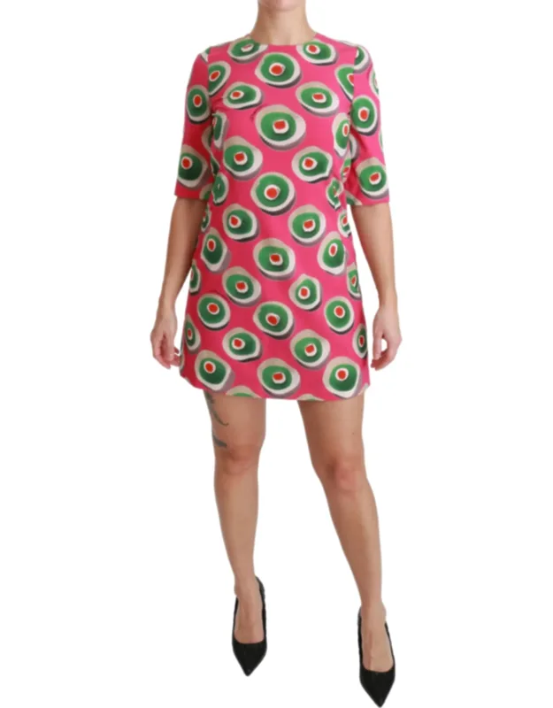 Silk Cup Cake Shift Stretch Dress