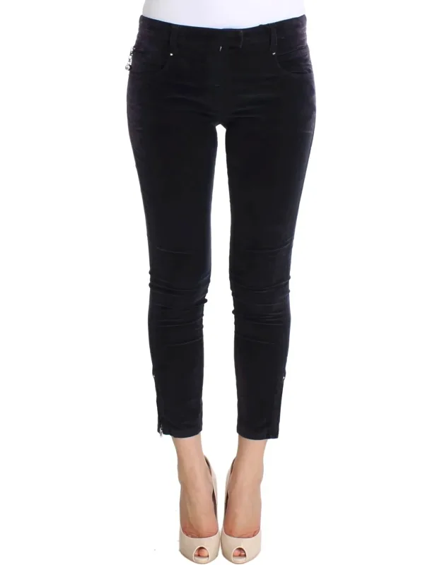Cropped Corduroy Jeans