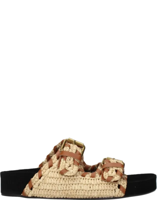 Raffia Slippers